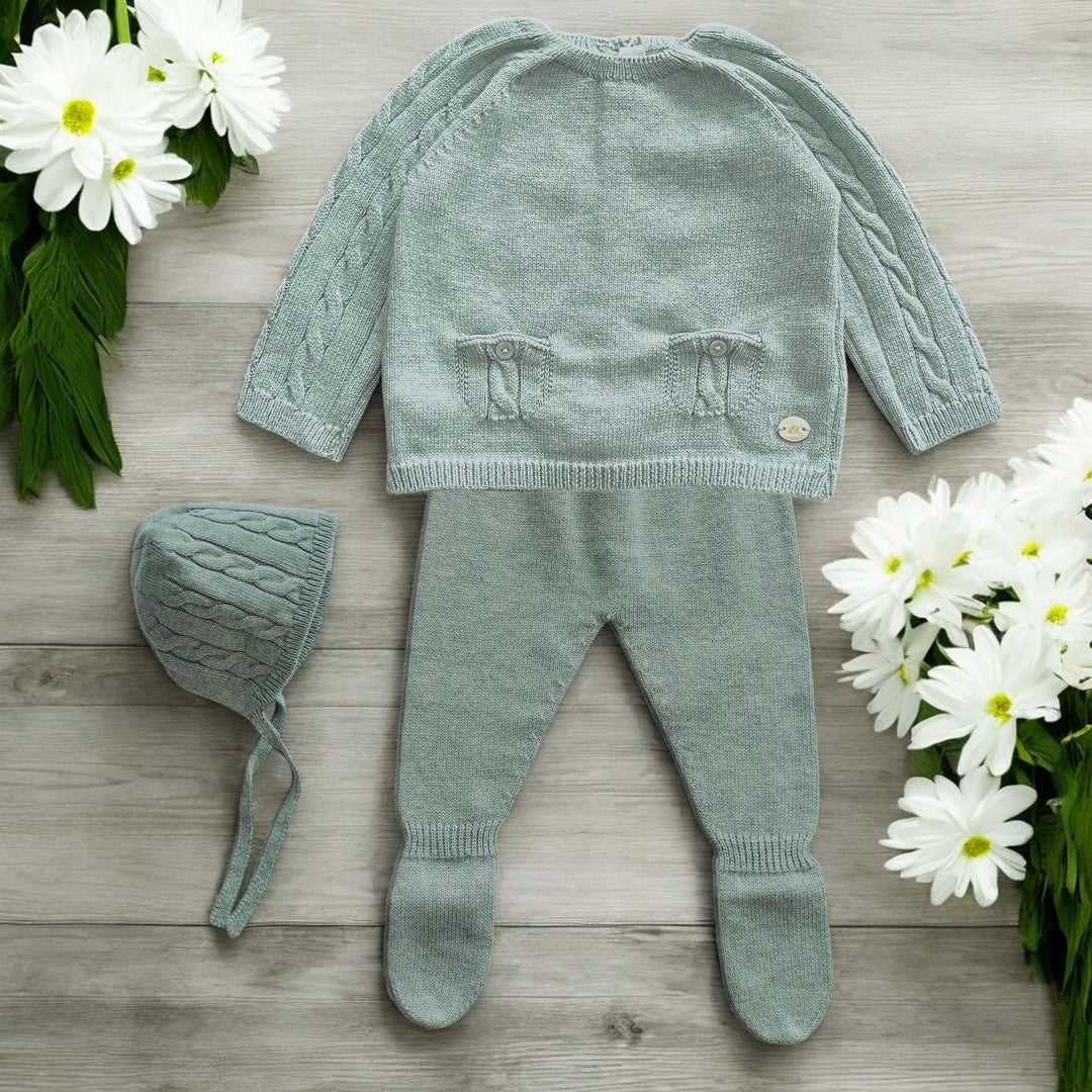 Sage Green Knitted Set