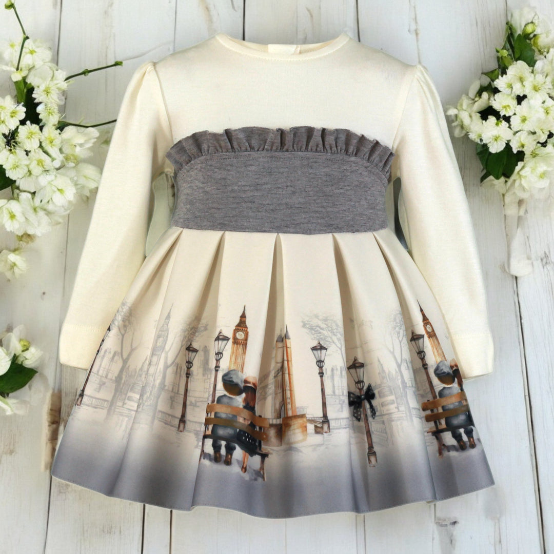 Miranda Cream Luxury 'London' Dress