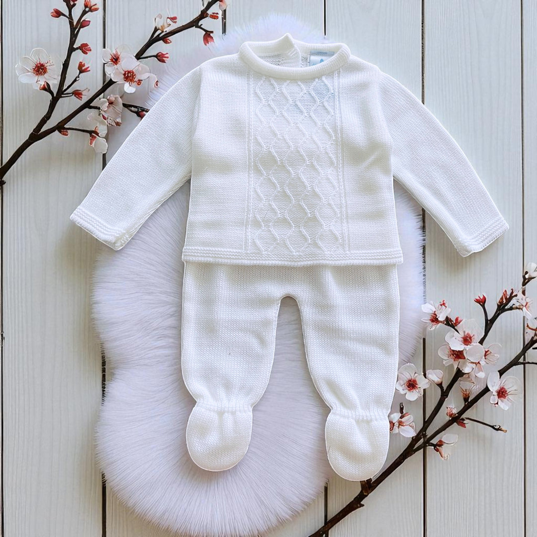 Sardon White Knitted Set