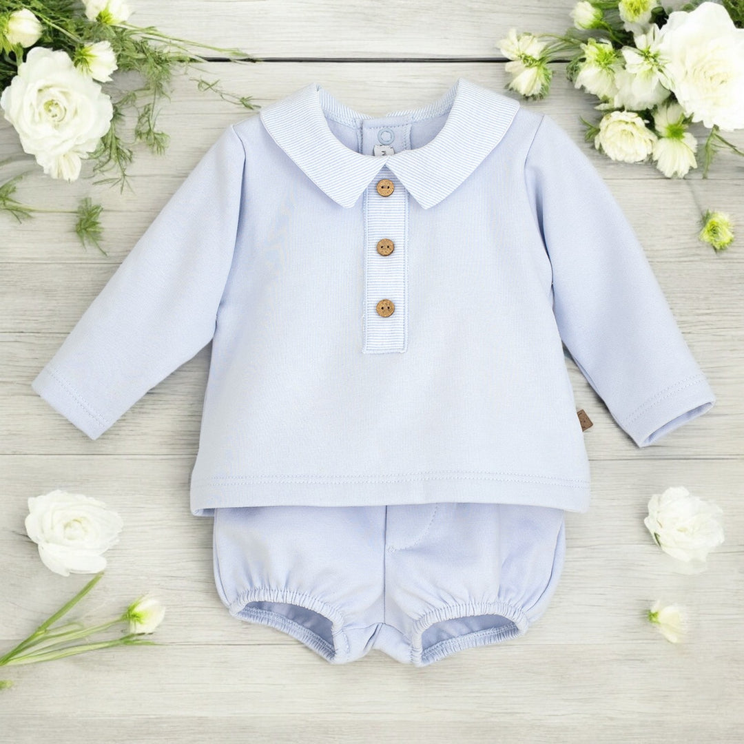 Calamaro Pale Blue Top & Jam Pants