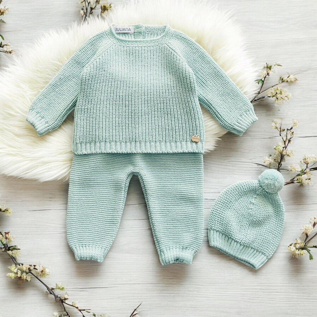 Juliana Green Chunky Knitted Set