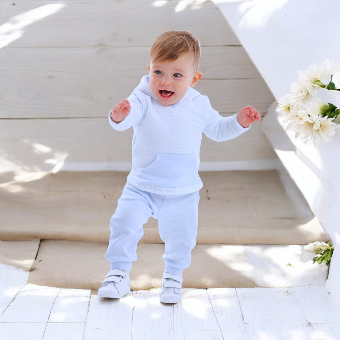 Tutto-Piccolo Sky Blue Hooded Leisure Set