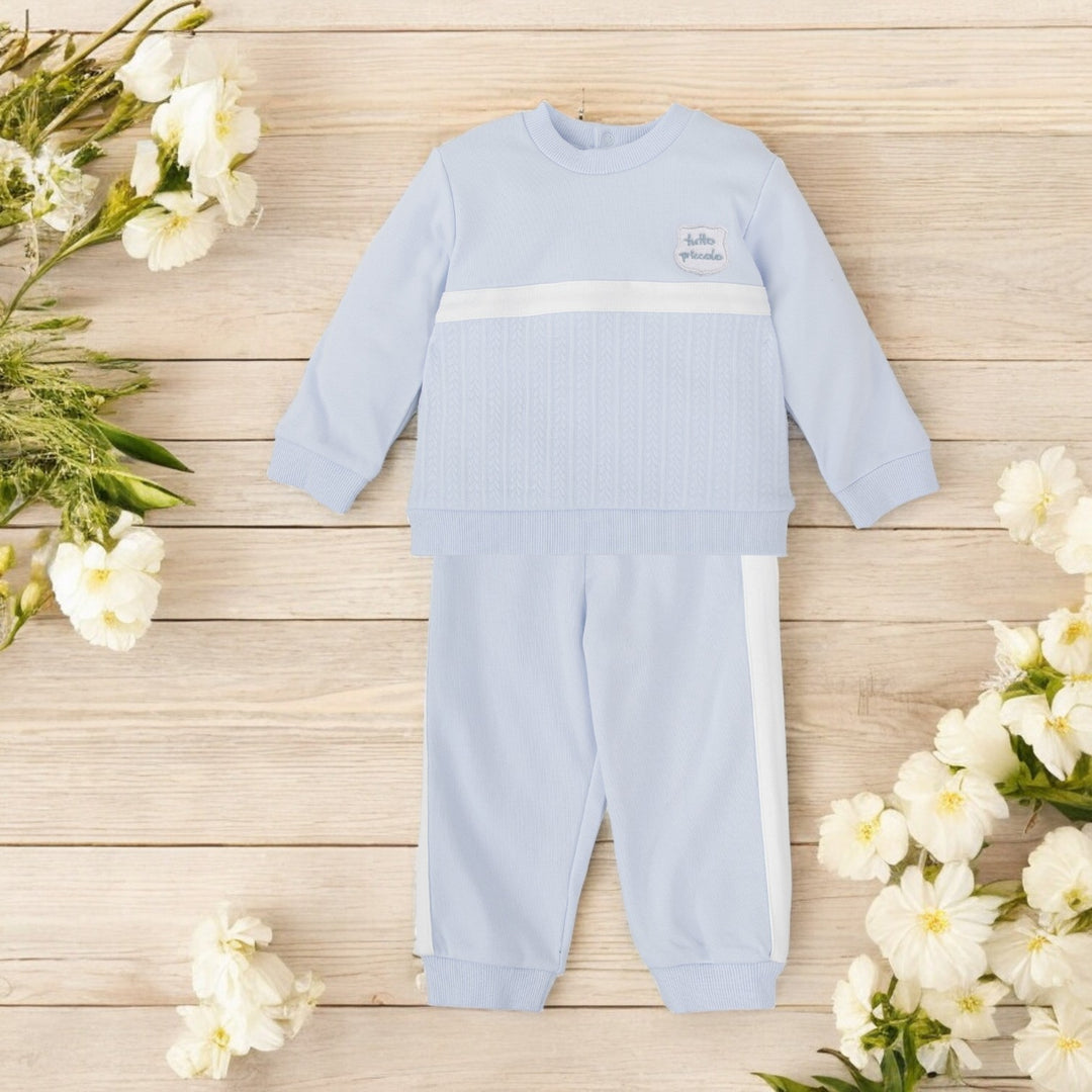 Tutto Picolo Sky Blue & White Leisure Set