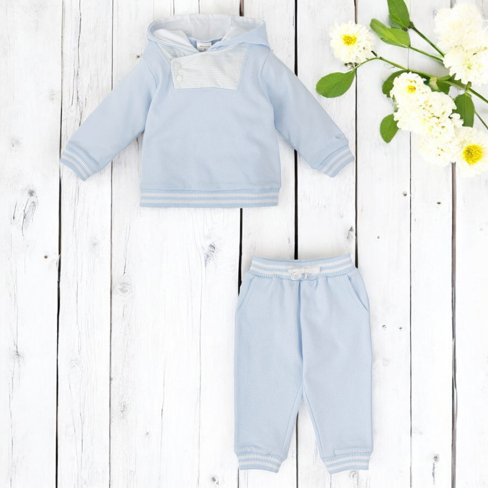 Tutto Piccolo Sky Blue Hooded Leisure Set