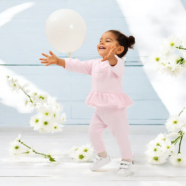 Tutto Piccolo Pink Jacquard Leisure Set