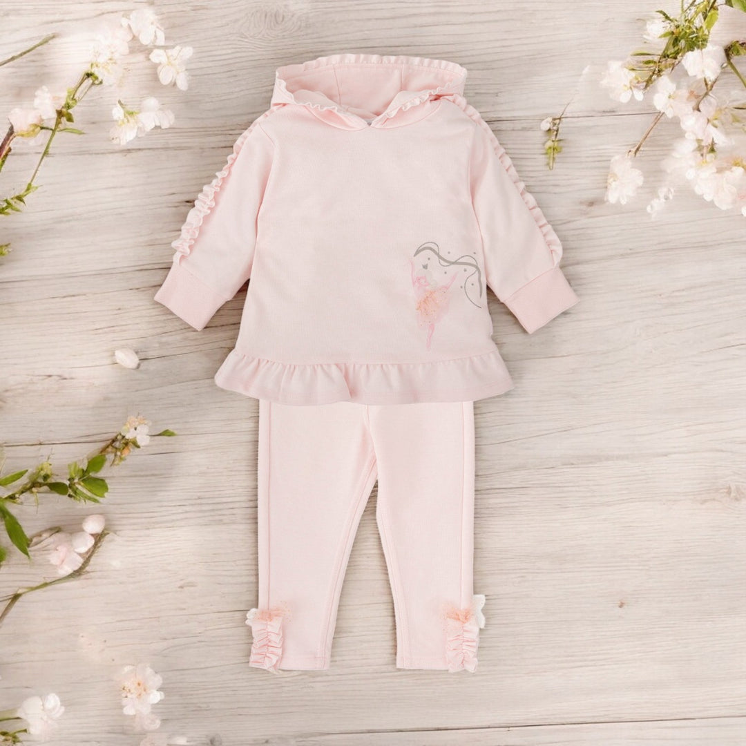 Tutto-Piccolo Pink Ruffle Legging Set