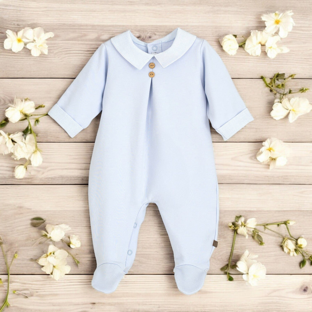 Calamaro Pale Blue Sleepsuit