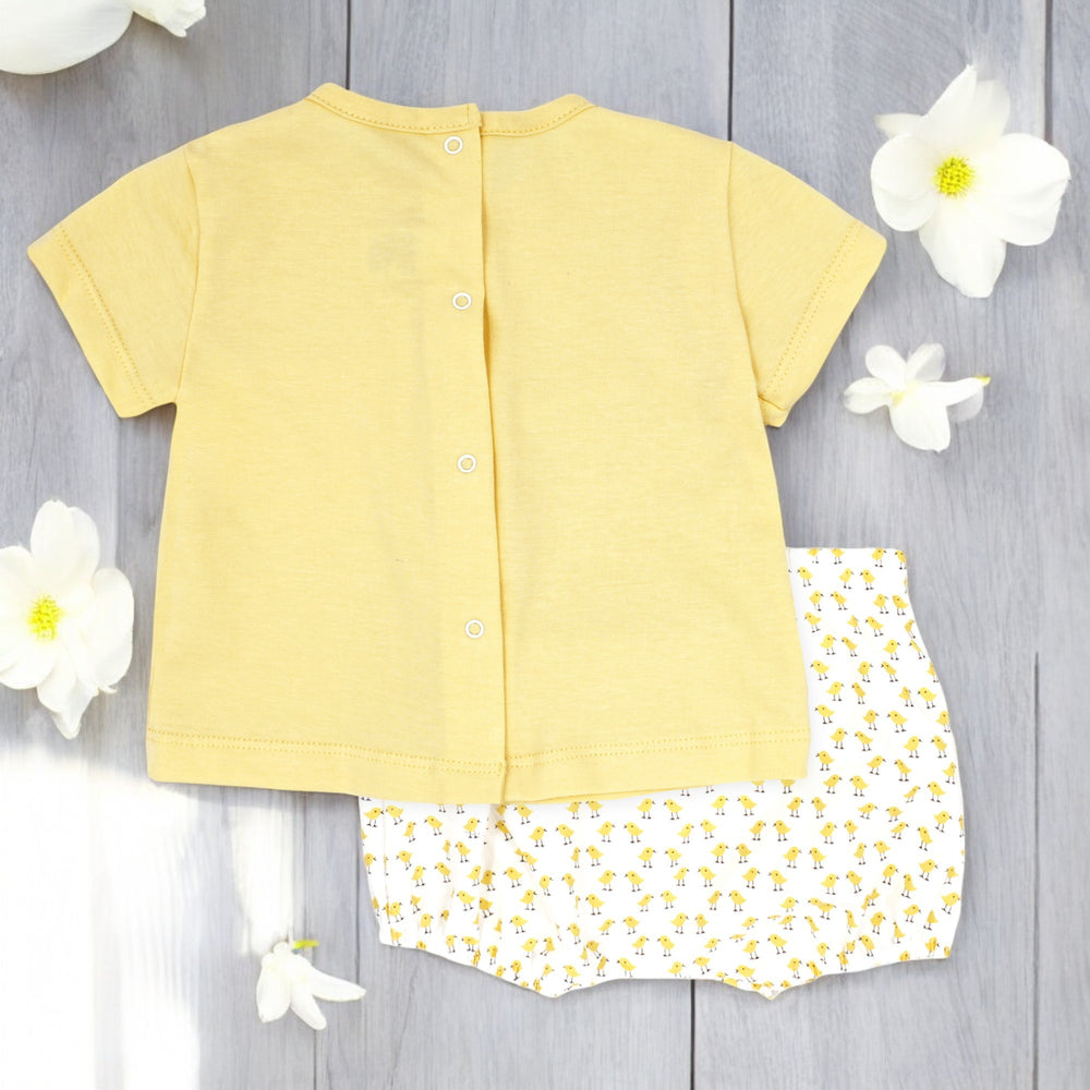 Rapife Yellow & White T-shirt & Jam Pants rear