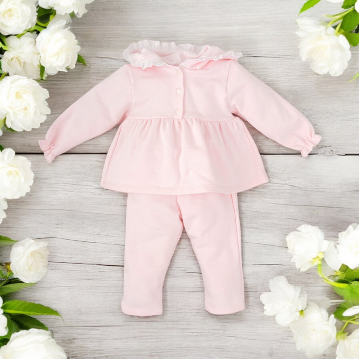 Babidu Girls Pink Hooded Leisure Set