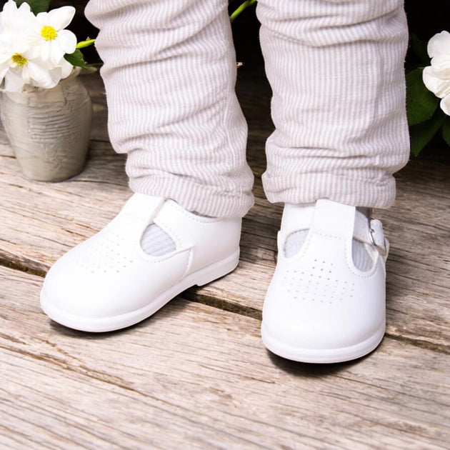 Baypods White First Walker T-Bar Baypods | Bows Baby Boutique