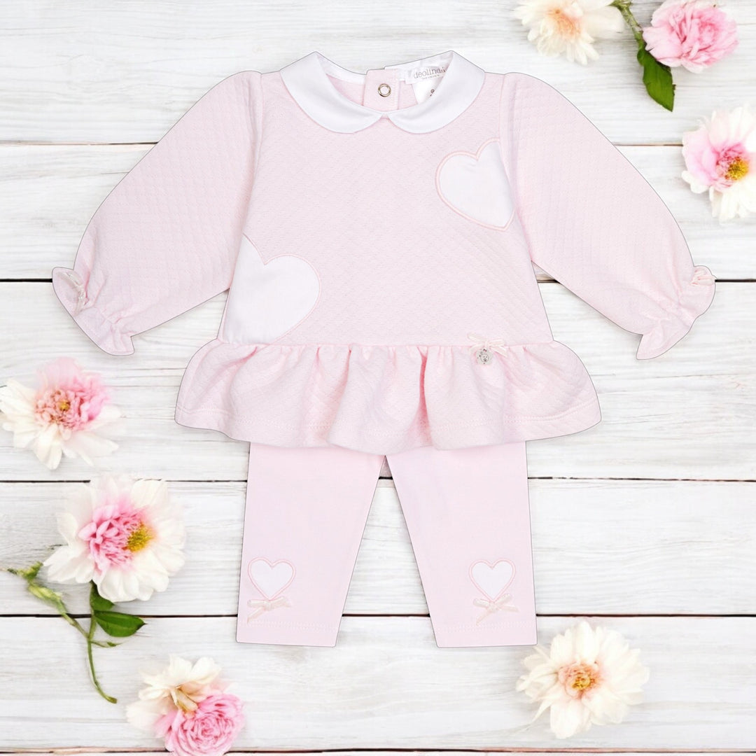 Deolinda Pink Quilted Leisure Set