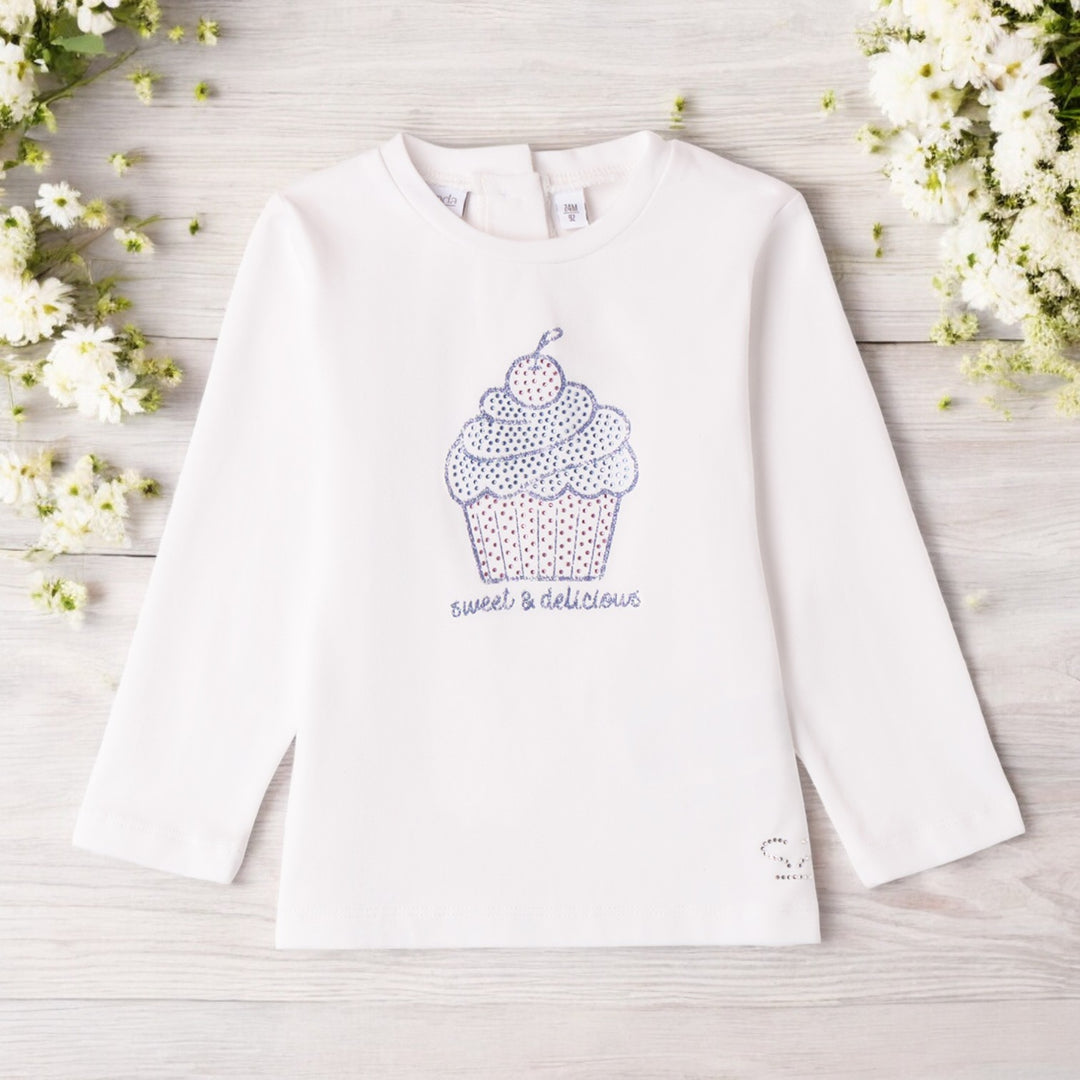 Sarabanda Diamante Cupcake Long Sleeve T-Shirt