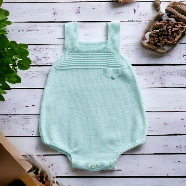 Mint Knitted Romper
