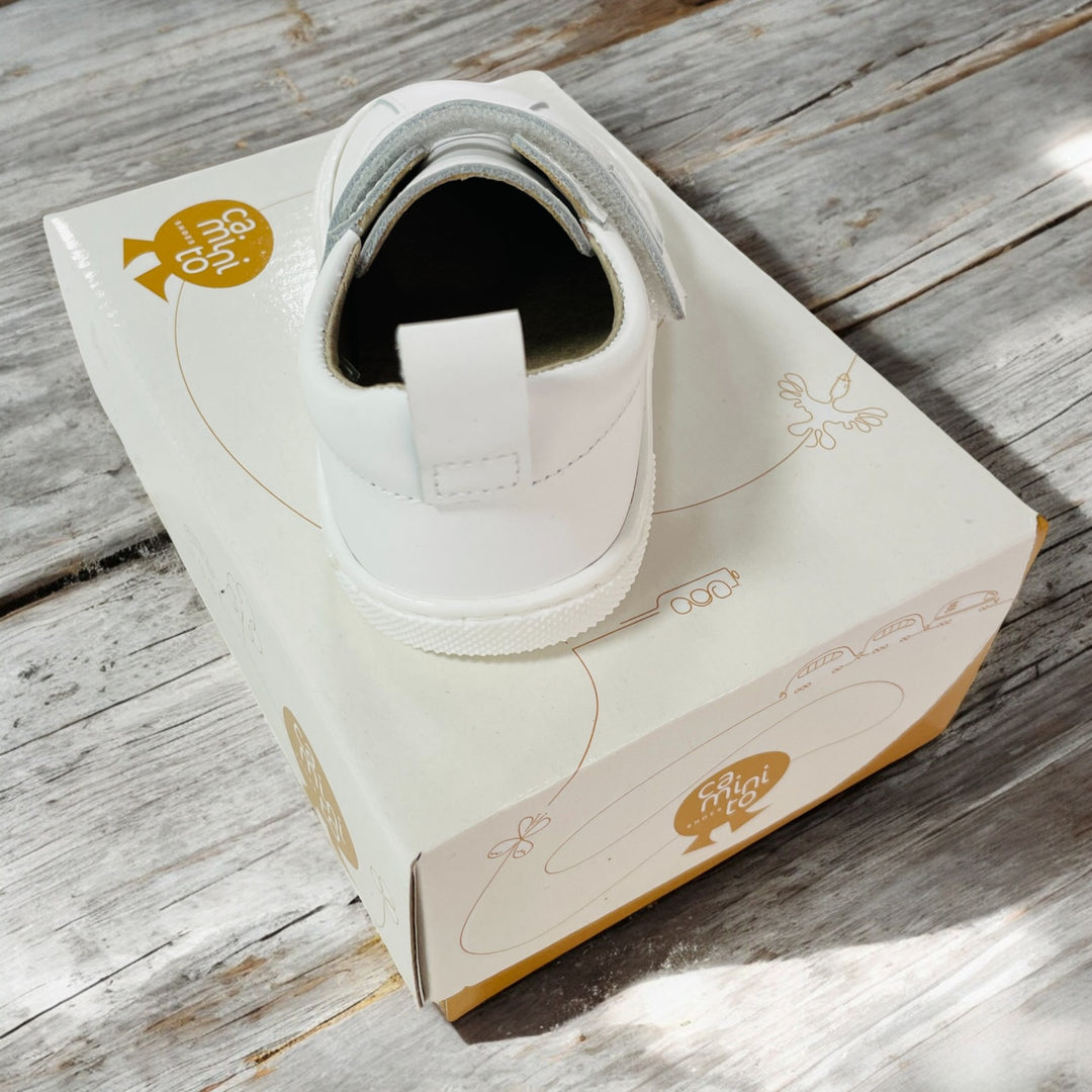 Caminito Boys White Casual Spanish Shoe 4