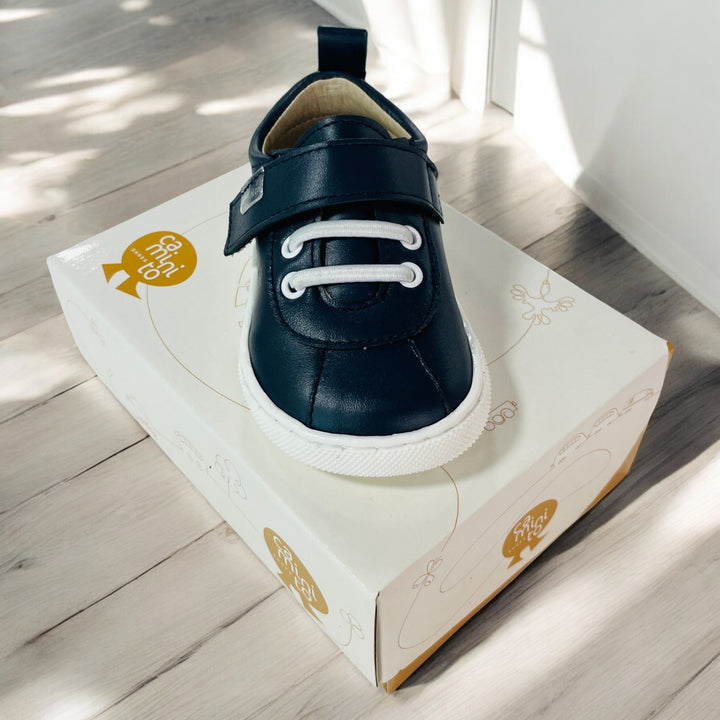 Caminito Boys Navy Casual Spanish Shoe 1