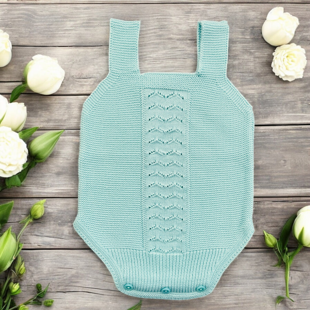 Artesania Granlei Turquoise Knitted Romper