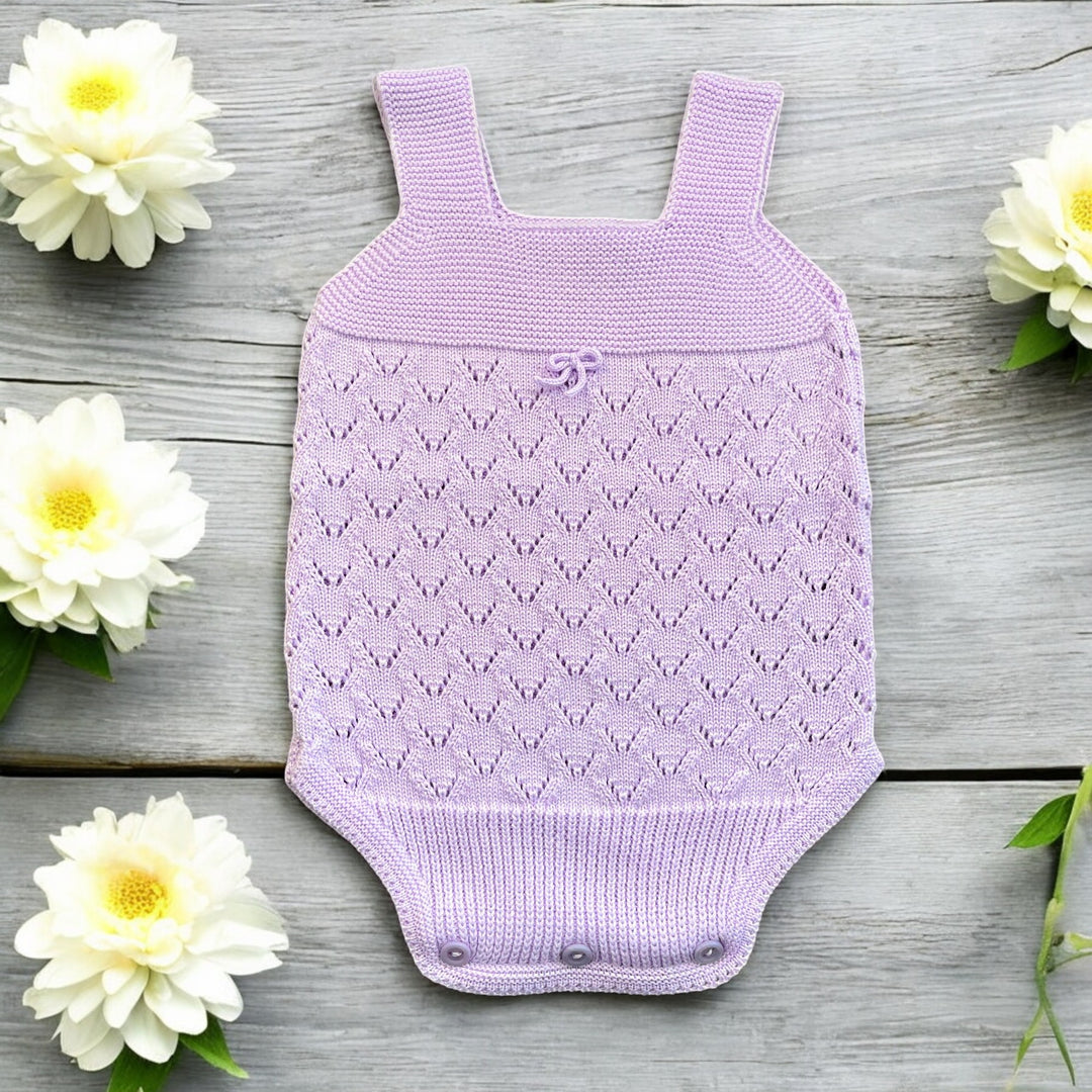 Artesania Granlei Lavender Knitted Romper