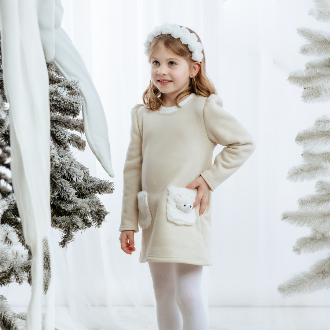 Jamiks Beige Teddy Tunic