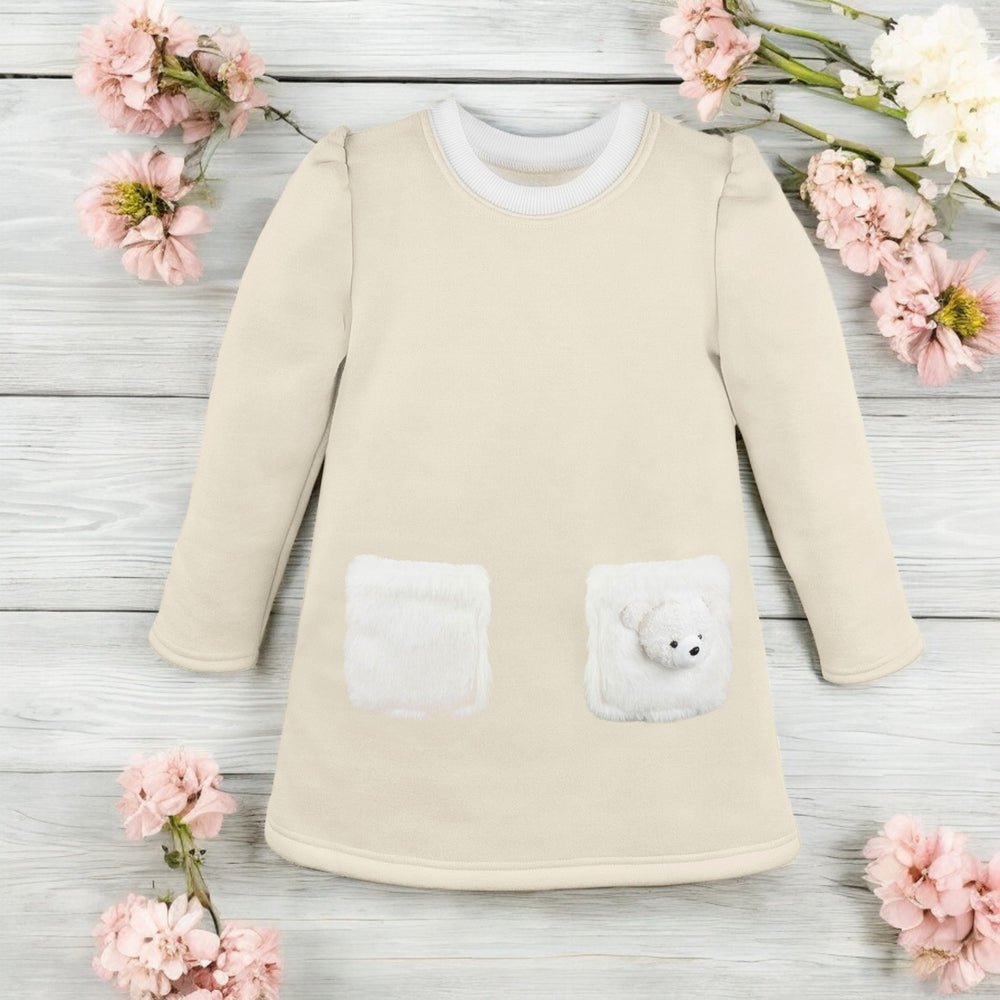 Jamiks Beige Teddy Tunic
