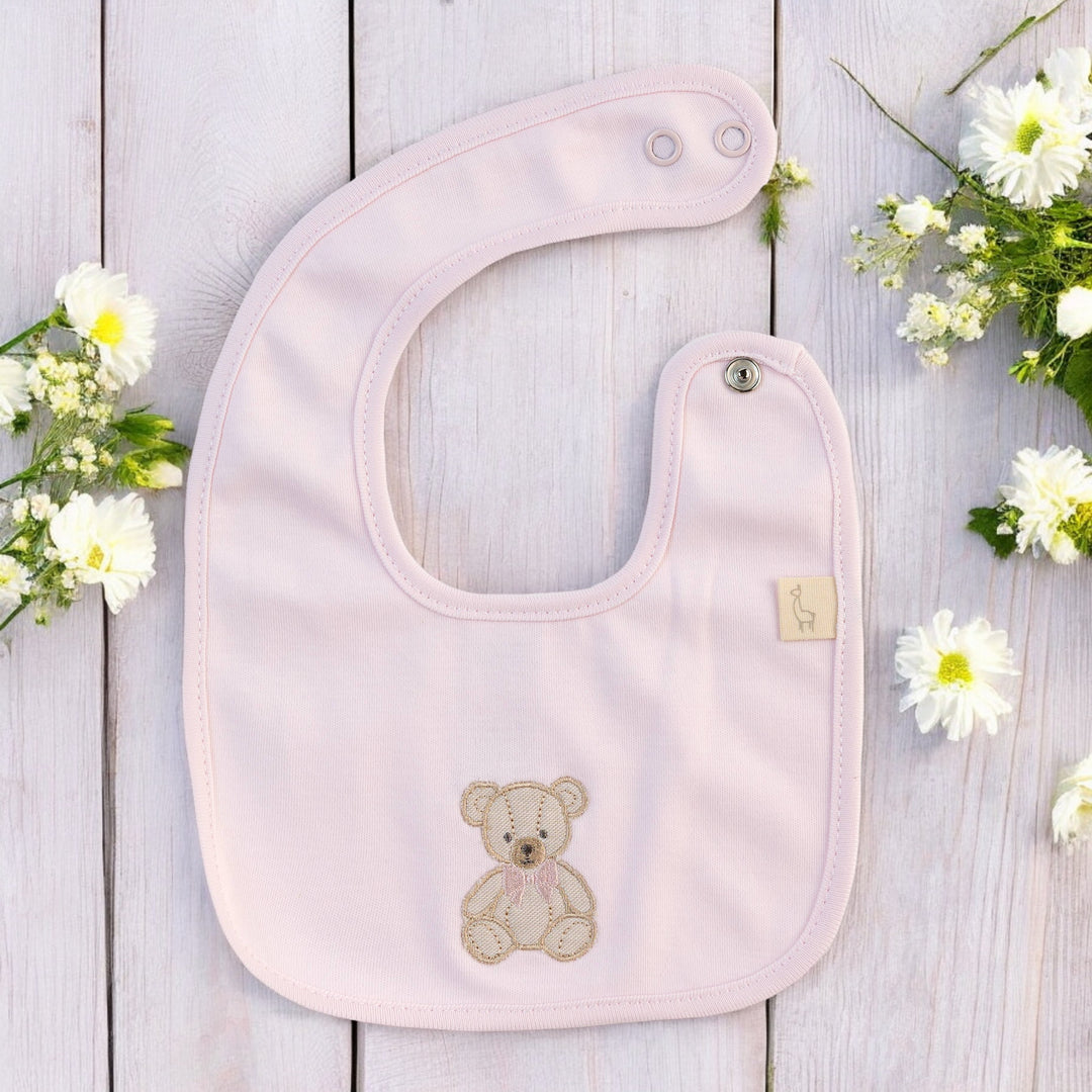 Baby Gi Pink Teddy & Me Bib