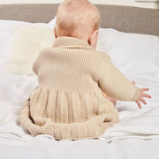 Taupe Knitted Pram Coat