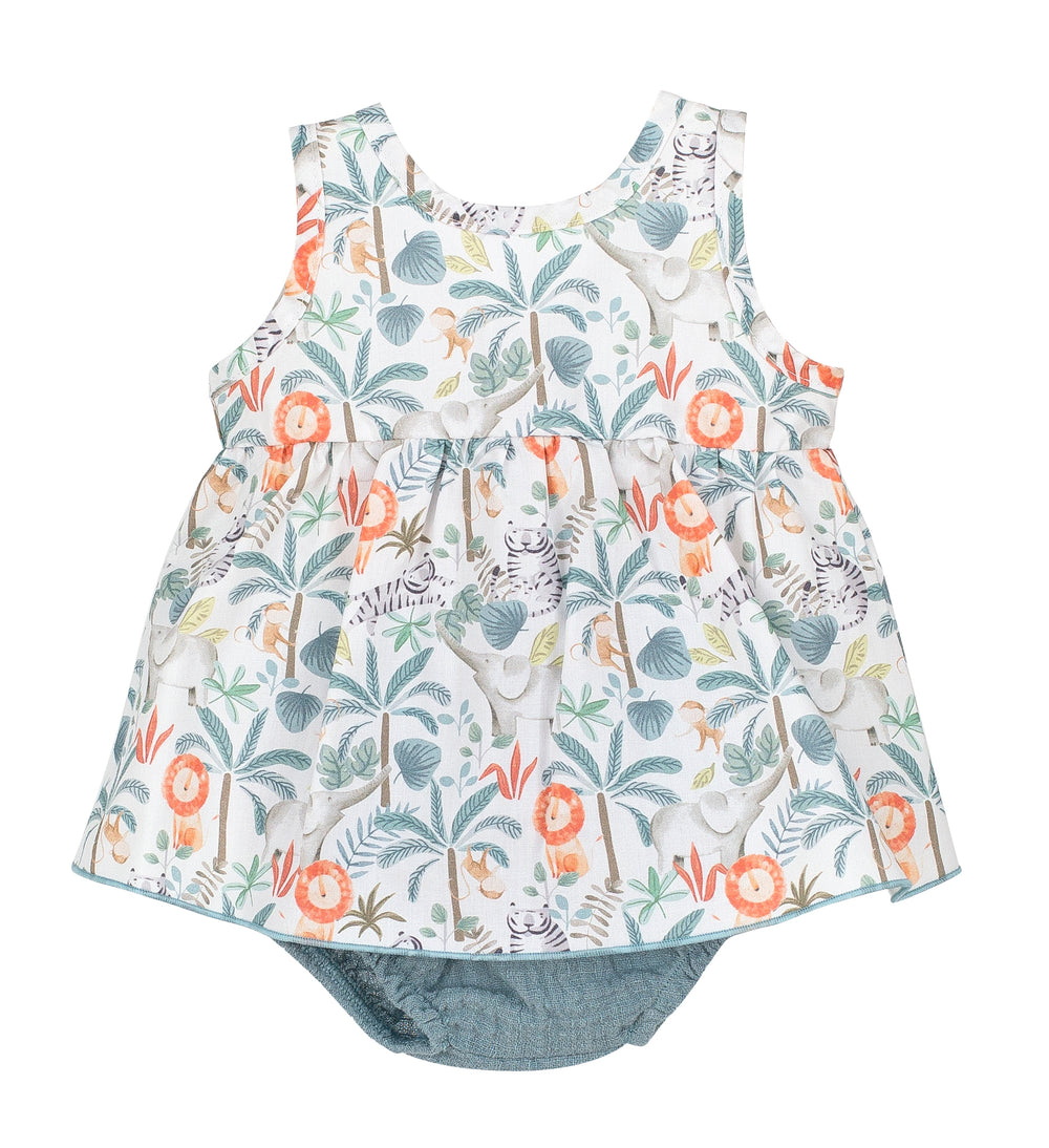 Jungle Print Blouse & Bloomers
