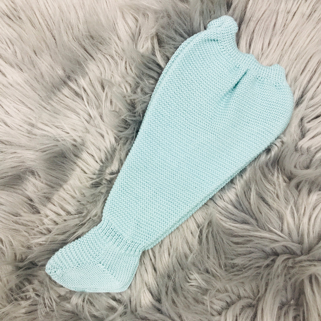 Water Green Spanish Knitted Leggings