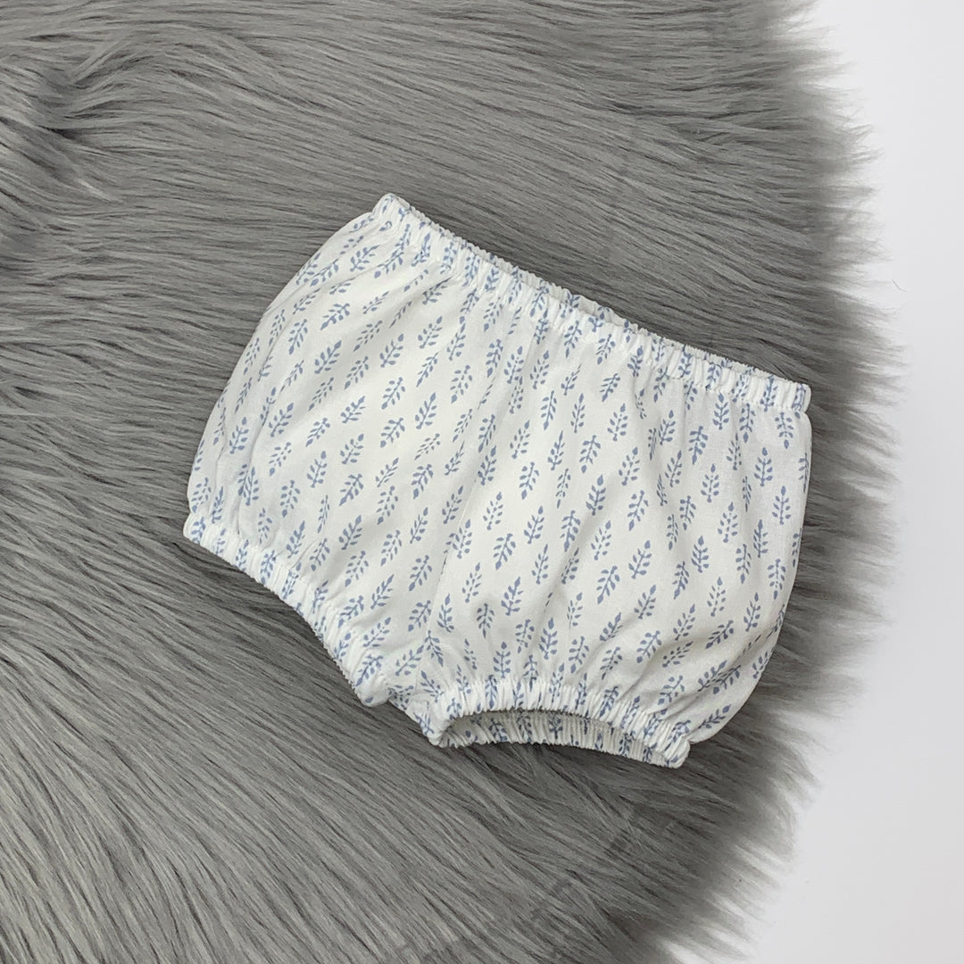 White & Blue leaf Jam Pants