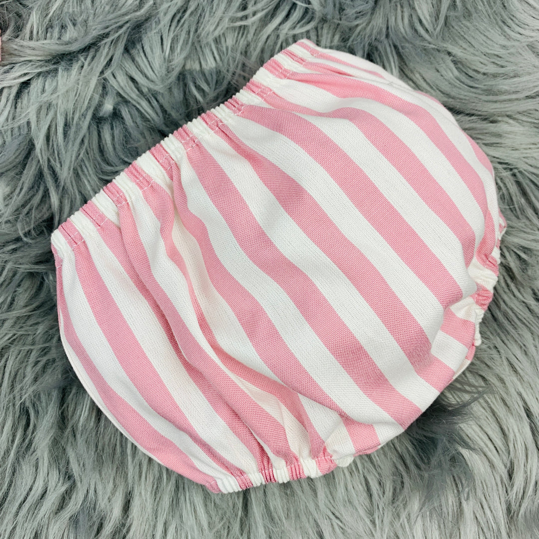 Dusky Pink Candy Stripe Jam Pants