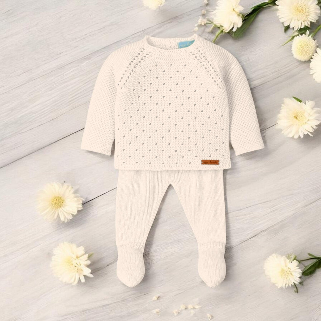 Mac ilusion Oatmeal Knitted Set