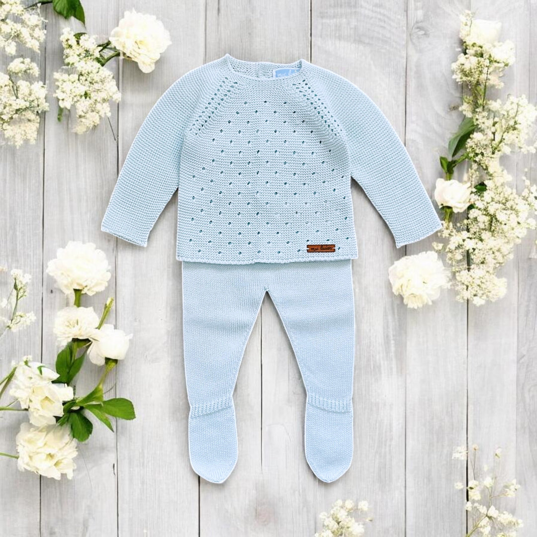 Mac Ilusion Serenity Blue Knitted Set