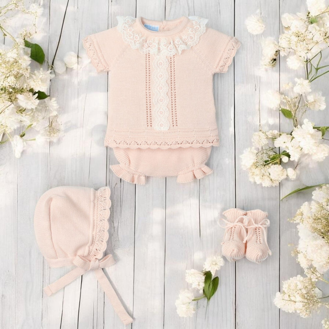 Mac ilusion Nude Knitted Four Piece Set