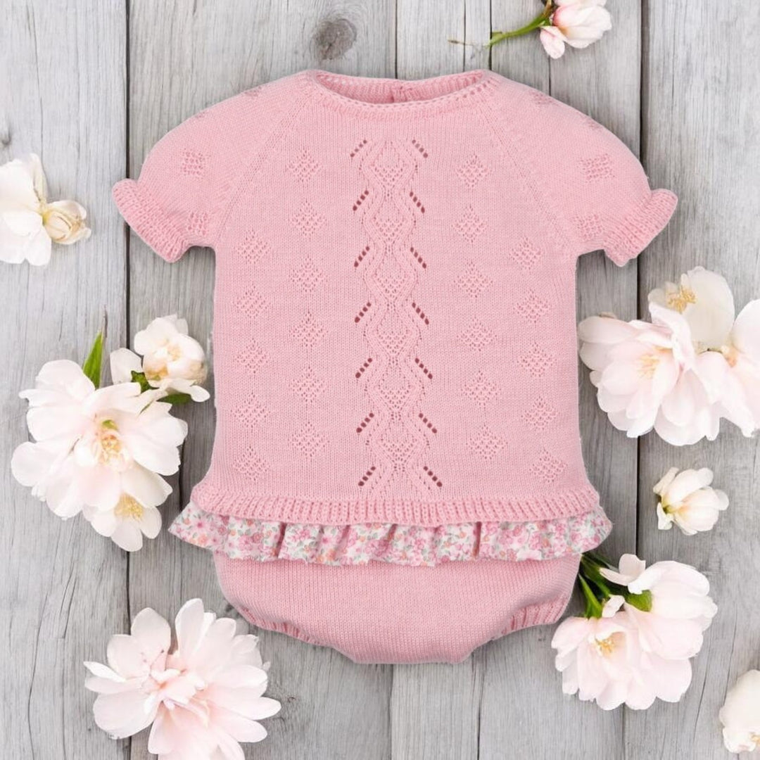 Mac Ilusion Strawberry Knitted Top & Bloomers