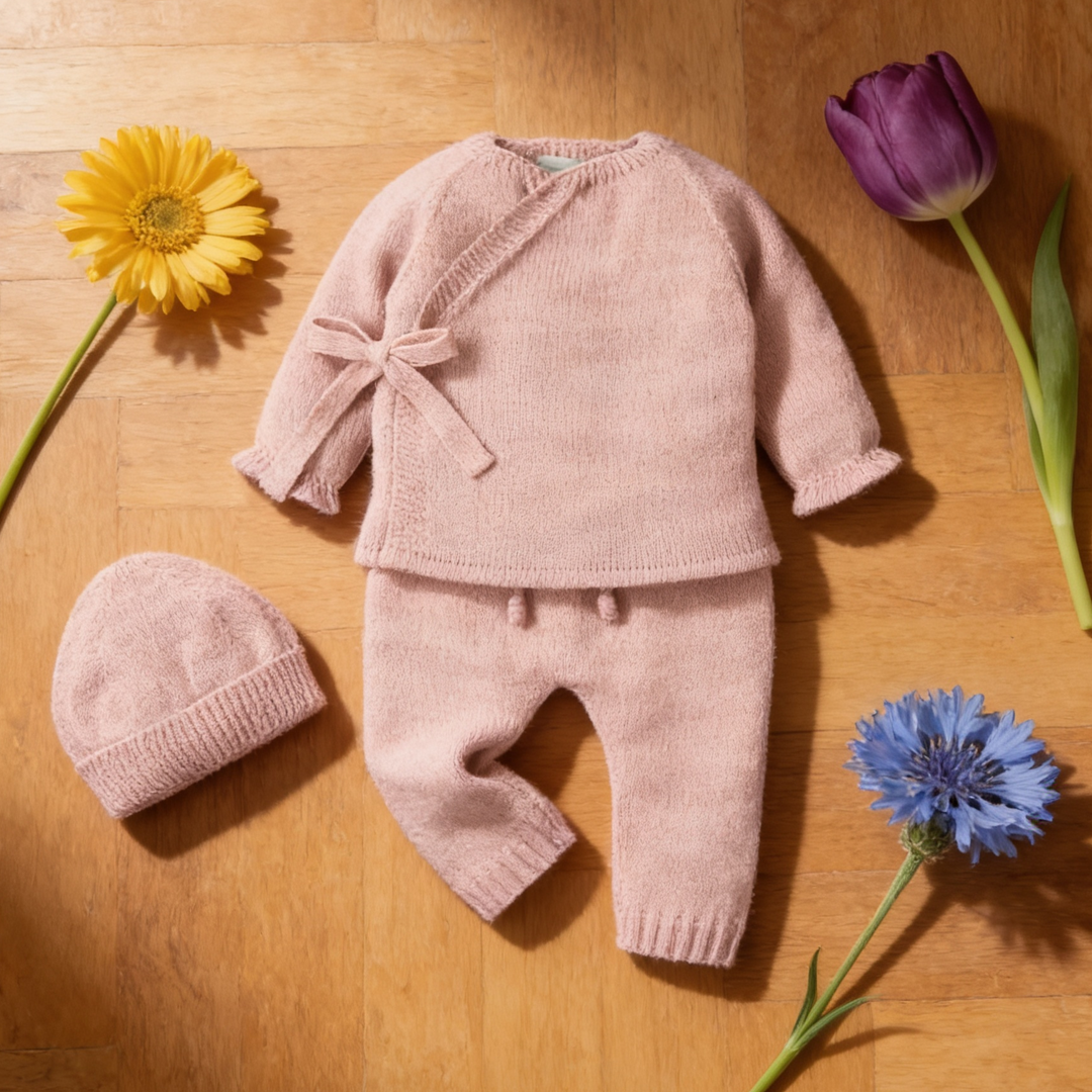 Mac Ilusion Vintage Pink Knitted Legging Set