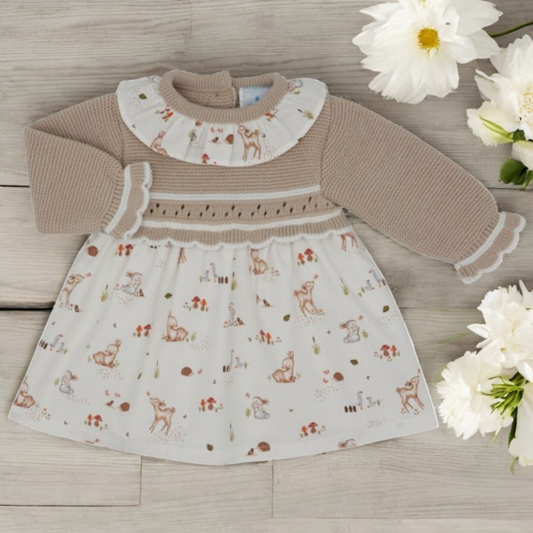 Sardon Stone & Woodland Friends Half Knit Dress