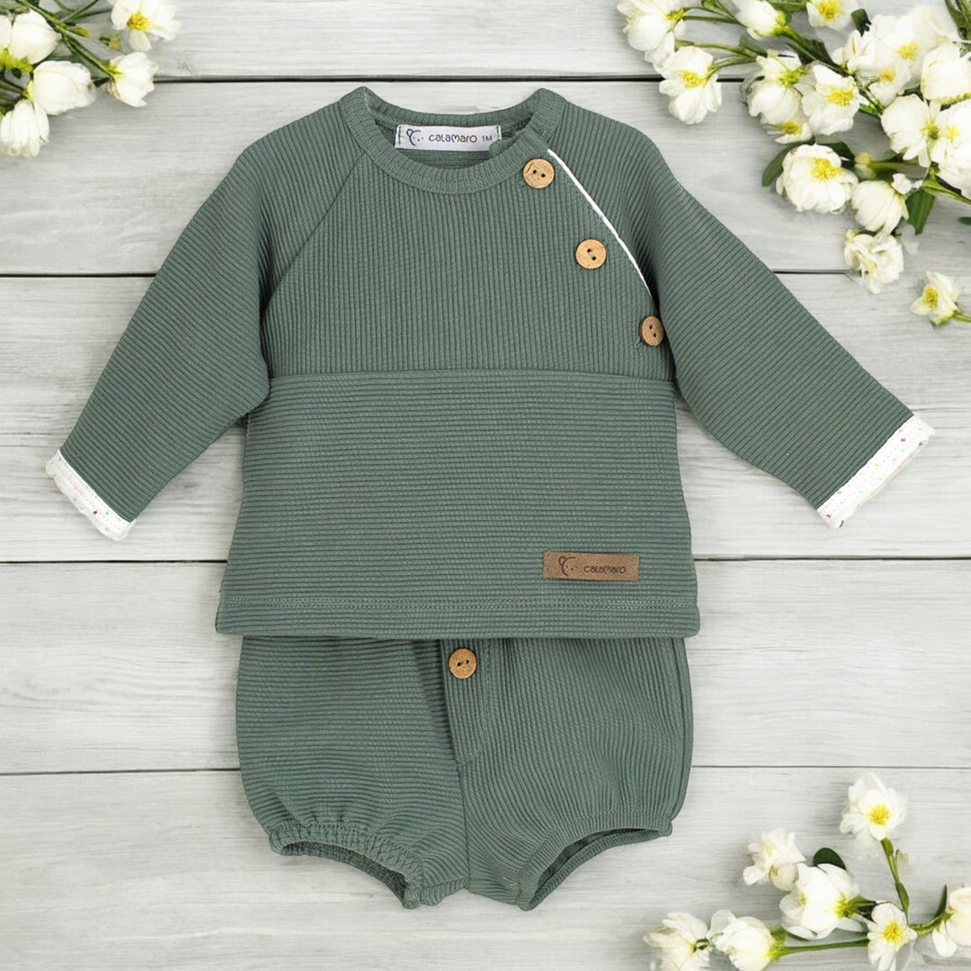 Calamaro Sage Green Top & Jam Pants