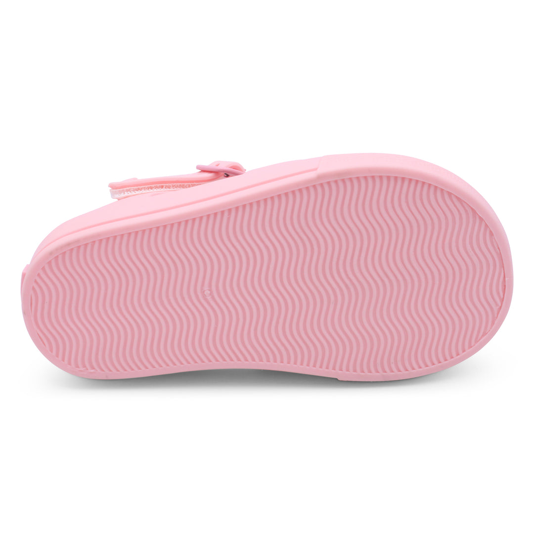 Marena Clear & Pink Jelly Sandals sole