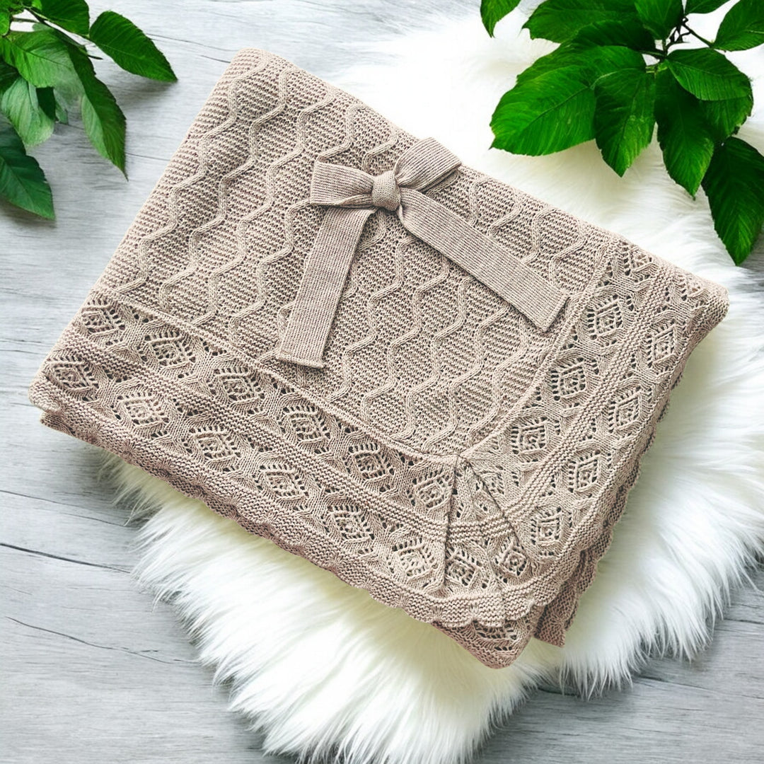 Juliana Mink Knitted Shawl