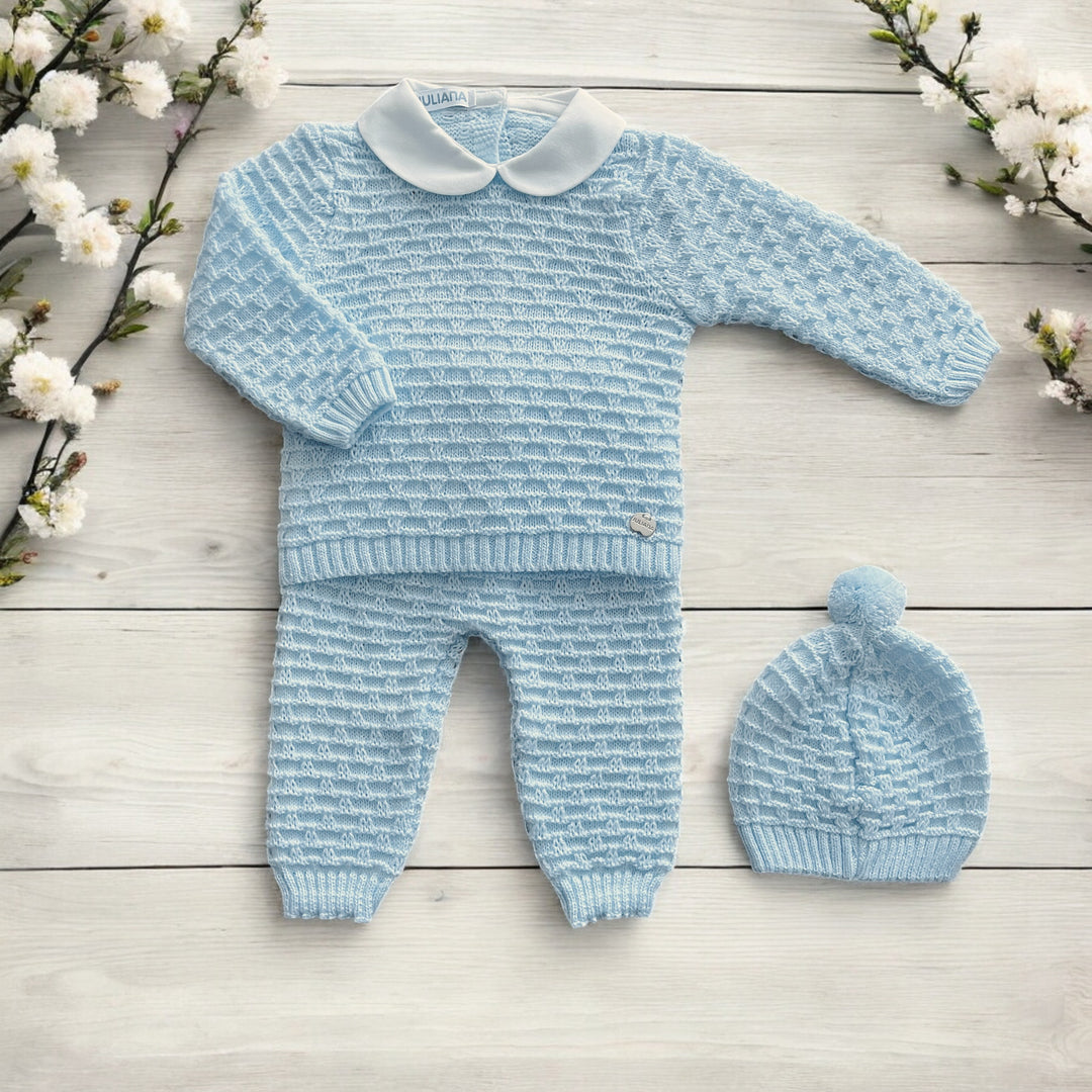 Juliana Sky Blue Knitted Set