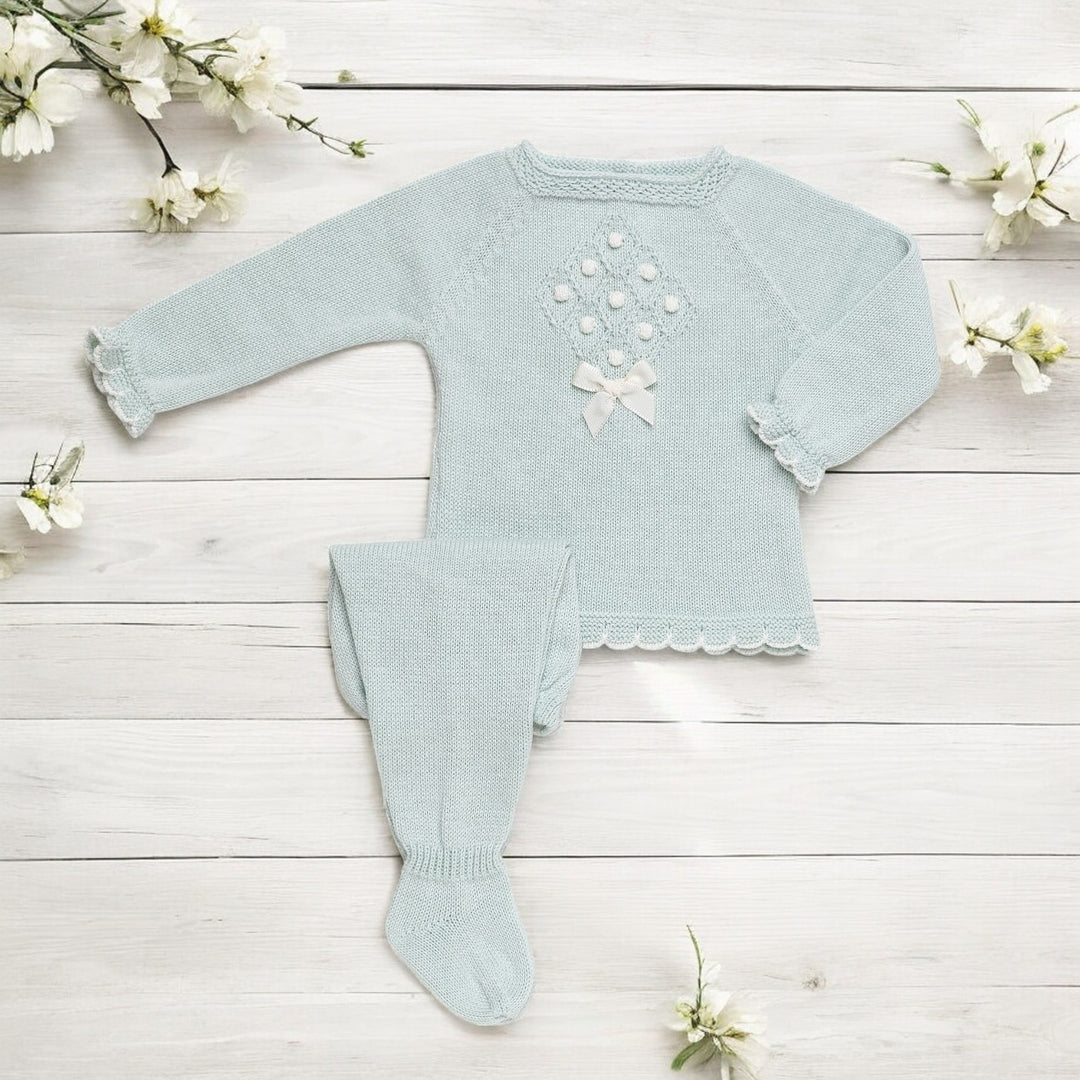 Juliana Sea Green Knitted Set