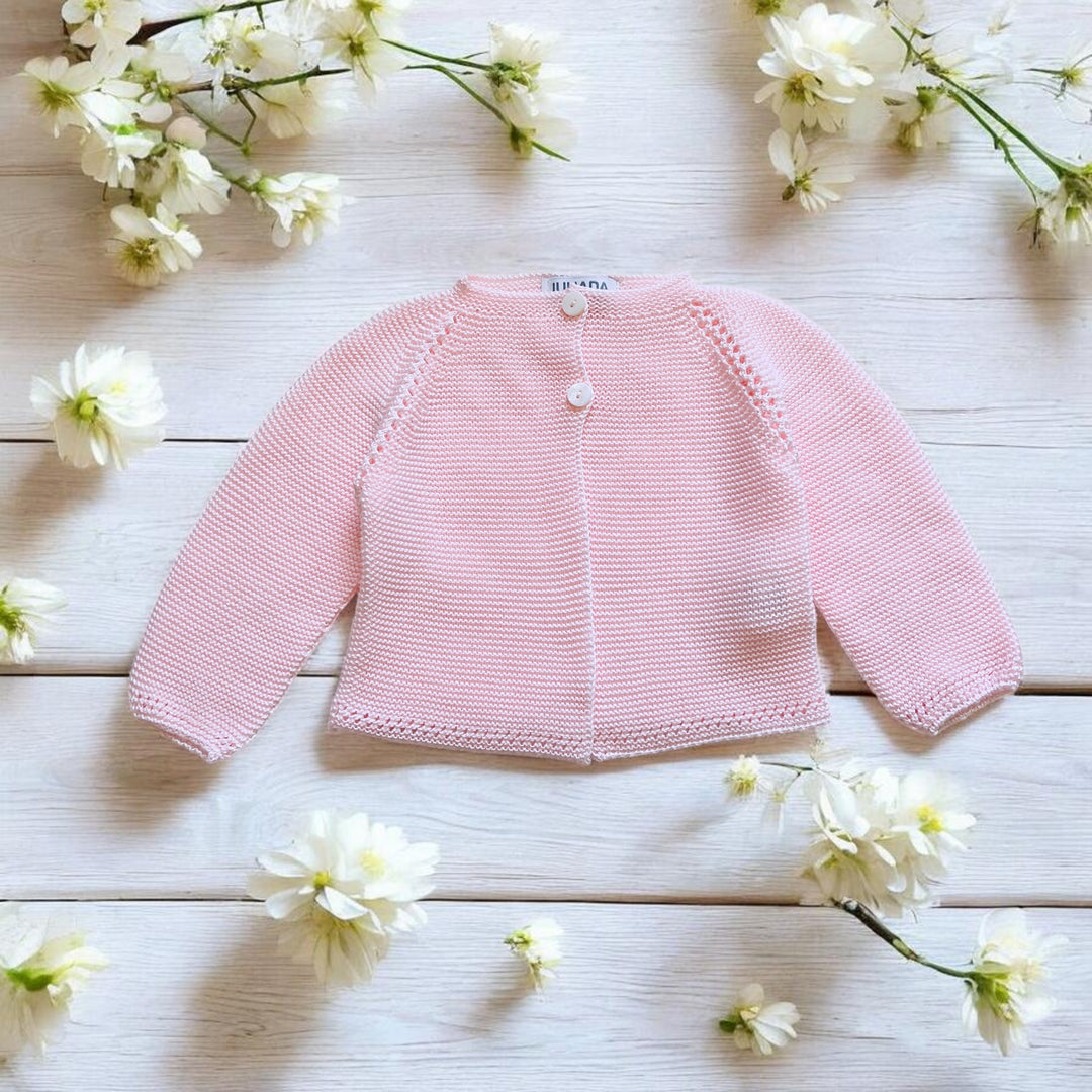 Juliana Baby Pink Knitted Cardigan