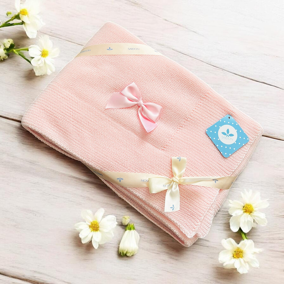 Sardon Pink Knitted Shawl