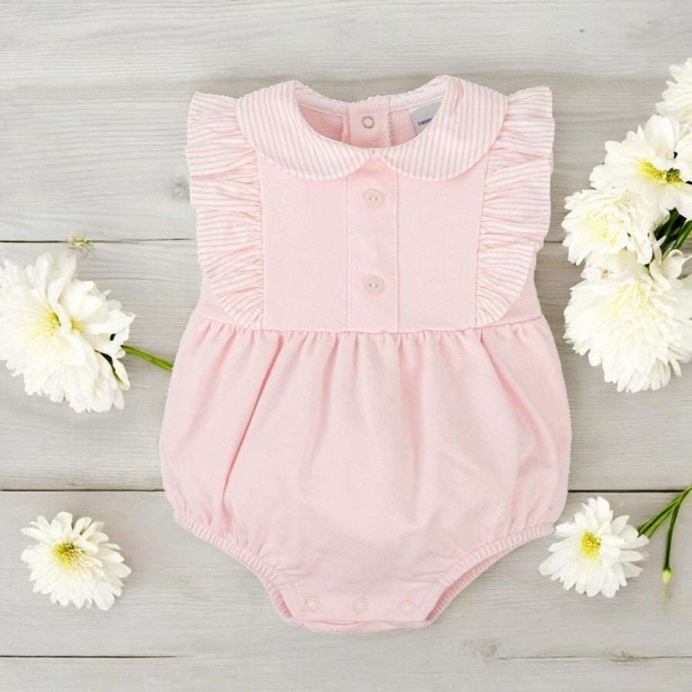 Babidu Pink Jersey Romper