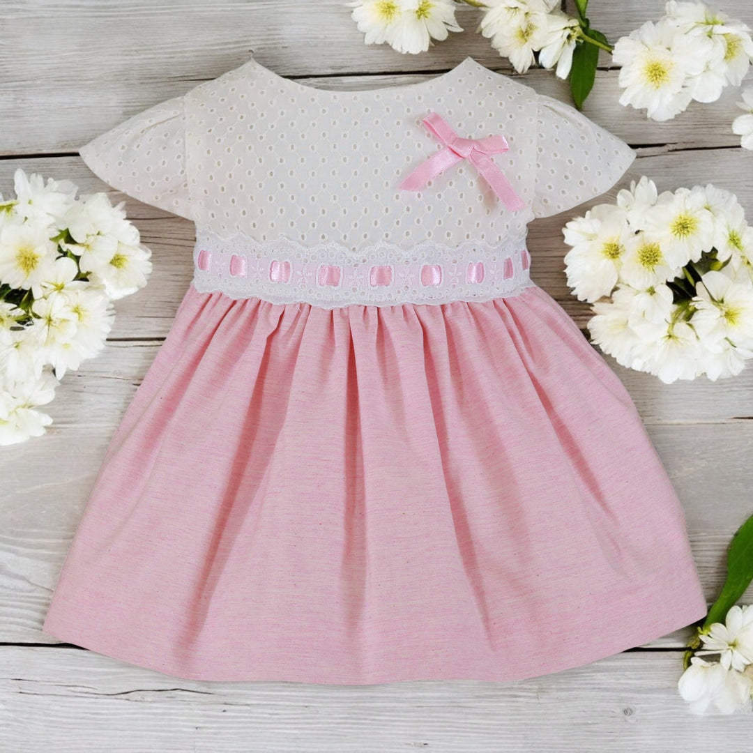 Miranda Pink & White Dress