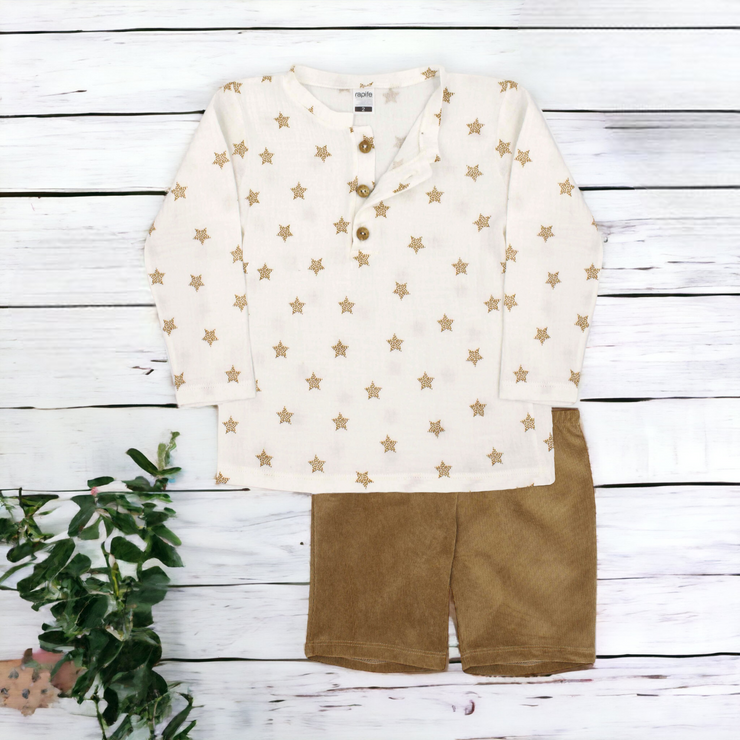 White Star Top & Shorts