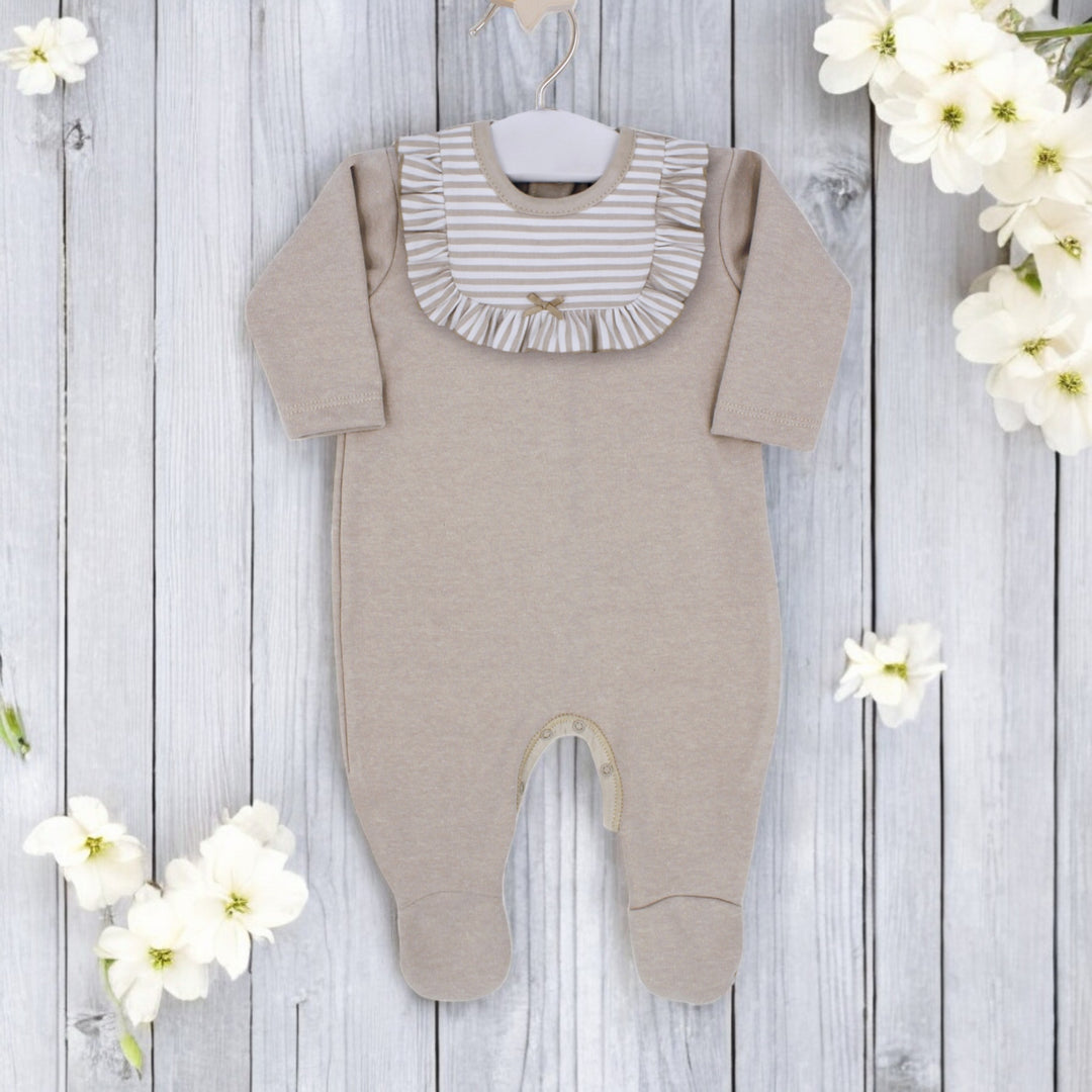 Rapife Girl's Camel Sleepsuit