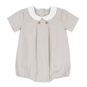 SS24 Baby Boutique check romper front