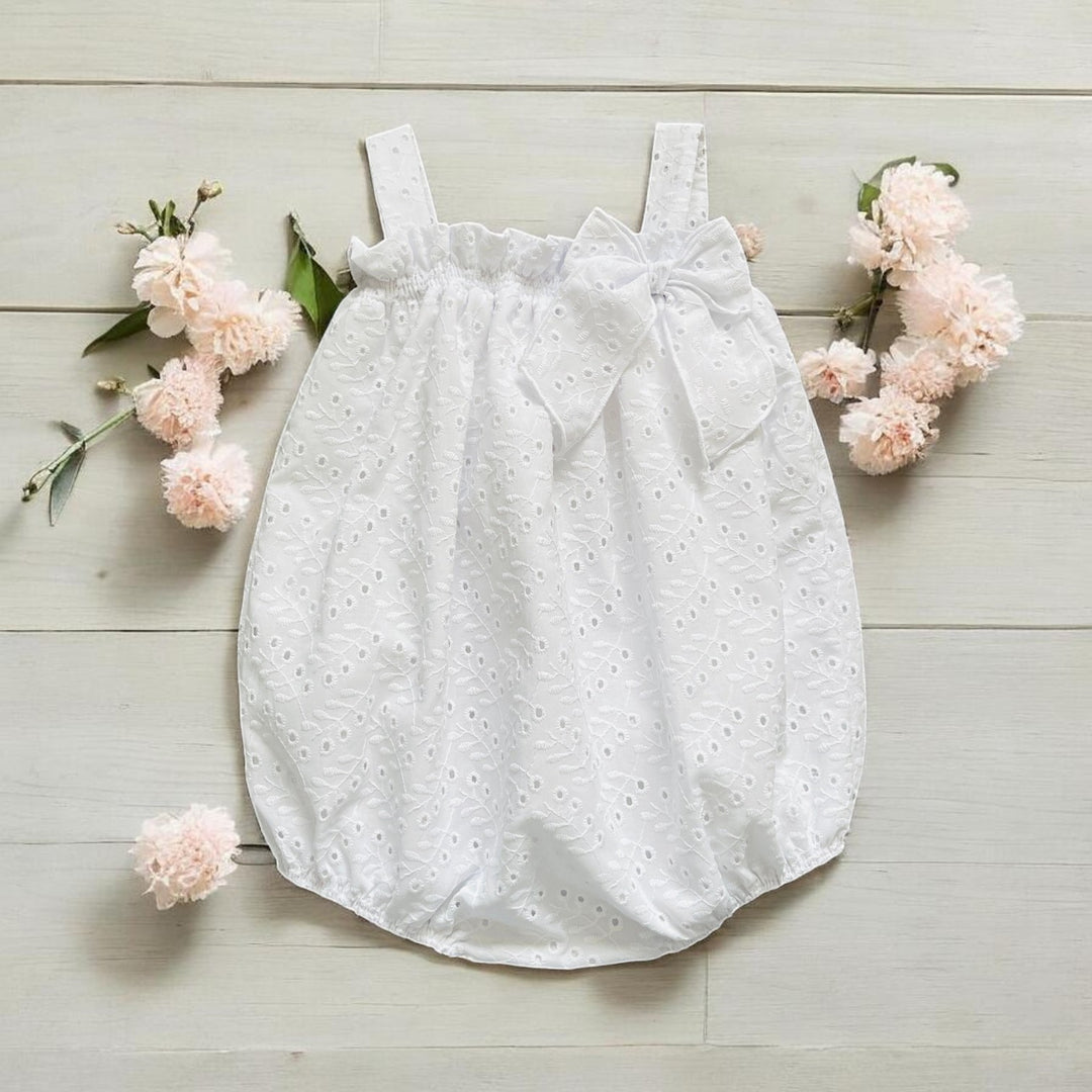 Rapife White Broderie Anglaise Romper