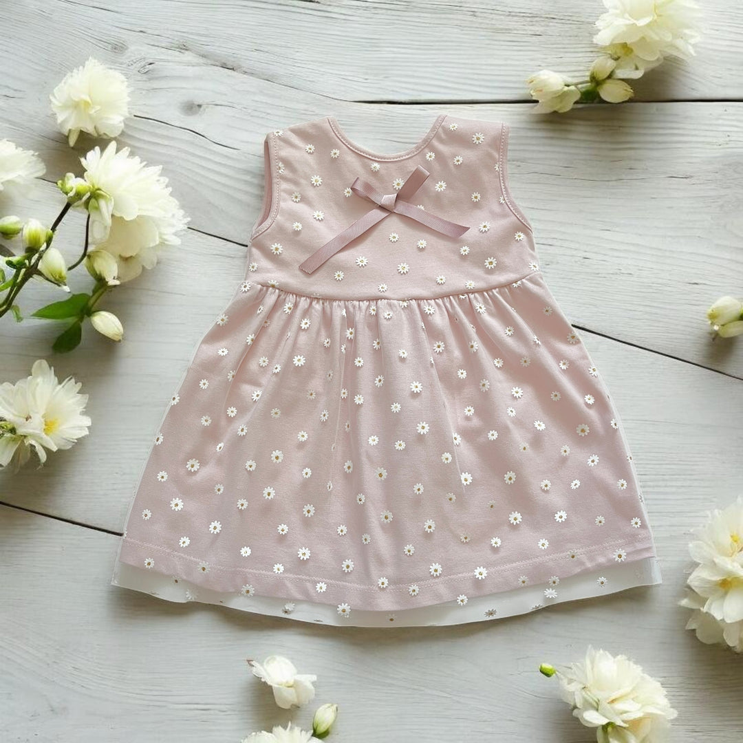 Rapife Dusky Pink & Daisy Tulle Dress