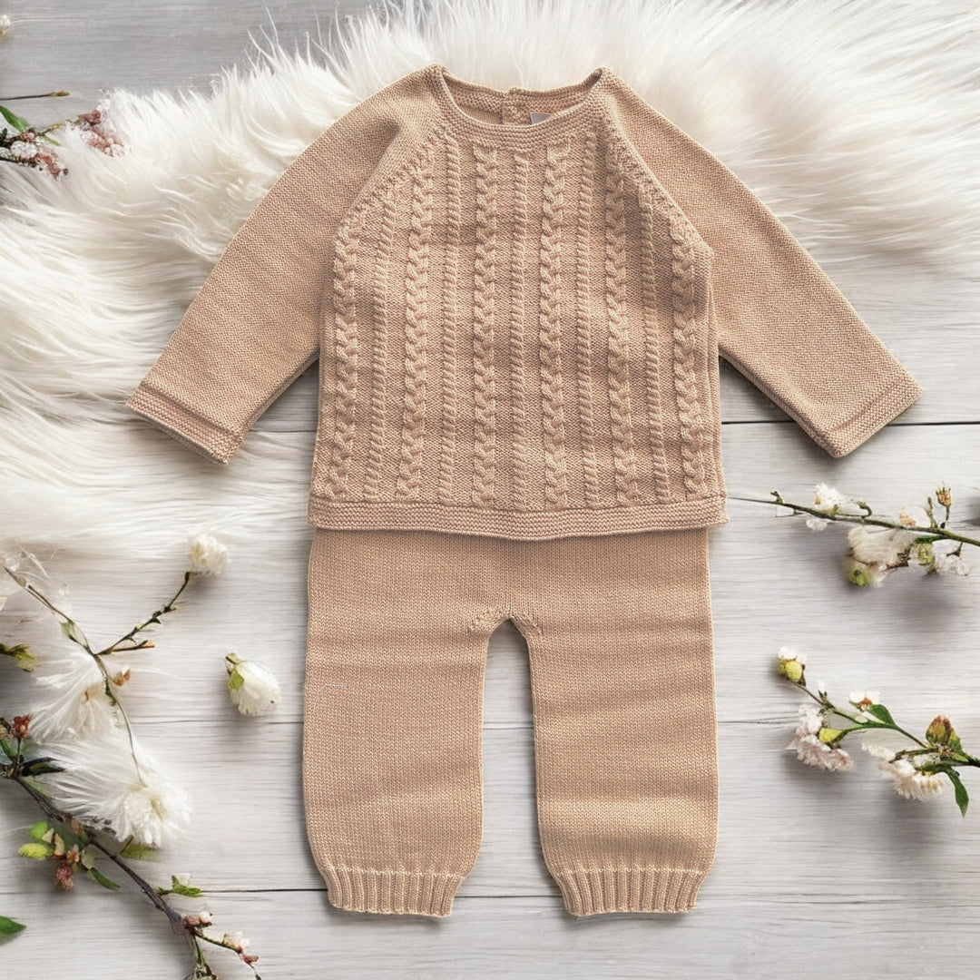 Baby Diff Nougat Knitted Top & Bottoms